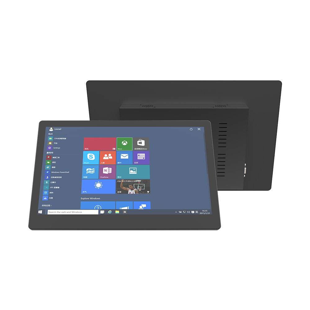 HIGOLE F15 15.6" Industrial Tablet PC with Windows 10,  , Touch Screen All-in-One Mini PC Pad